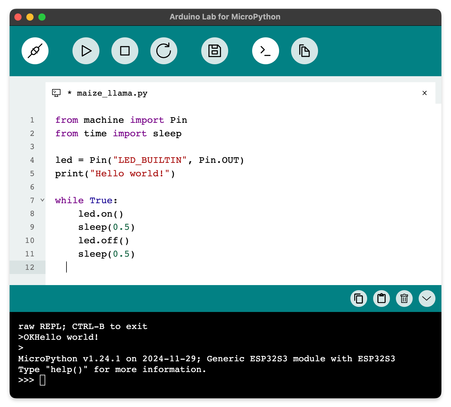 Arduino Lab for MicroPython